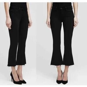 L'AGENCE Sophia High Rise Crop Jeans Black Women’s Size 30